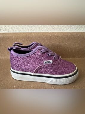 Vans toddler Purple Glitter